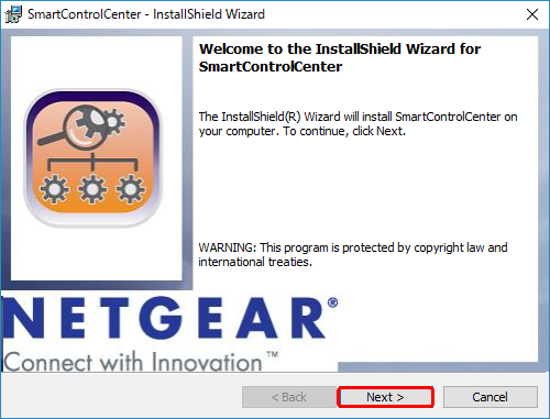 Wellcom to the InstallShield Wizard for SmartControlCenter